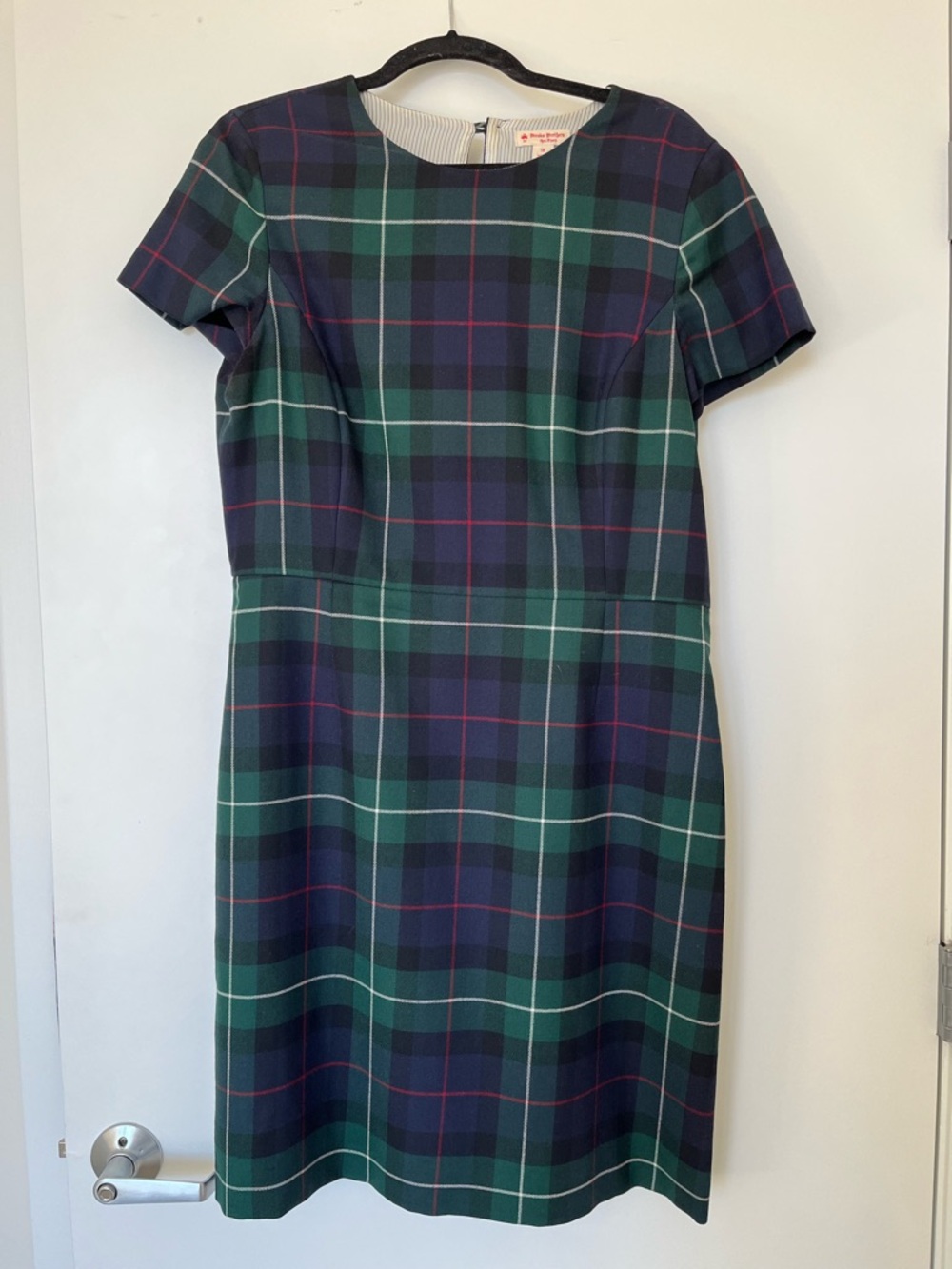 Wool Plaid Brooks Brothers Dress